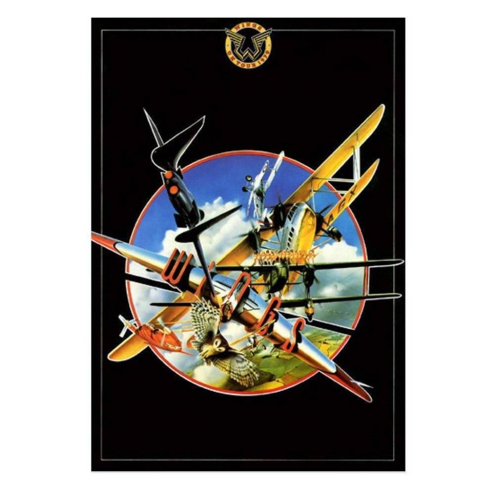 Paul McCartney Wings Tour Programme Concert Lithograph Poster 23x16 LE #ed /250